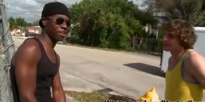 Amateur black thug sucks