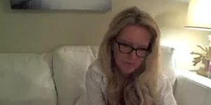Stunning Blonde Squirts On Webcam Part 2