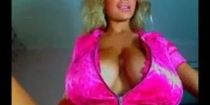 Blonde Webcam Girl With Huge Boobs 1
