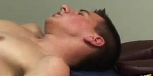 Two hot amateur roommates having rough gay sex in a bedroom