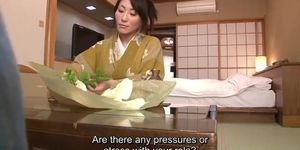 Kimono wife knows how to look sexy while almost modest