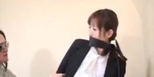 Japanese girl gagged