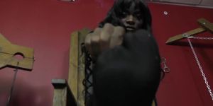 Interracial Femdom - Ebony Goddess Ana Foxxx Dominates White Slave Marcelo