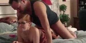 Red Head Fucked by Step Dad