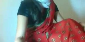 Sexy desi married bhabi strip dance and fingering