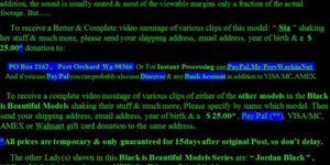 25th Black is Beautiful Web Models (Promo)