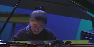 Pianist playing