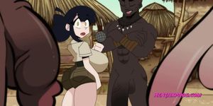 Reporter Visits The Big Cock Tribe In Africa - Uncensored Cartoon