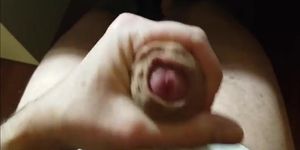 Uncut Cumshot Foreskin Play Orgasm watching Porn