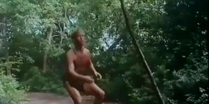 Rosa Caracciolo takes Tarzan Rocco Siffredi to civilization, but they move away, and her memories of that huge, rough cock fucki