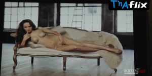 Anna Kalashnikova Butt Scene  in Maxim Magazine Russia