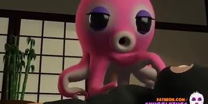 Ninja and OctoGirl Octopus Part 2 Sex and Facial Cumshot Japanese 3D Hentai t. Cartoon fuck.
