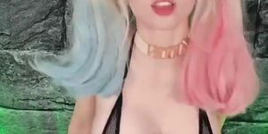 Amouranth Harley Quinn Cosplay Blowjob Video Leaked