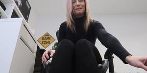 GoddessSuzie - Dave did not want to be my footslave So I have made him. (Femdom POV)