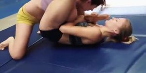 Wrestling girls Czech