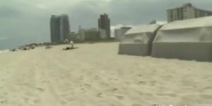 Girl In Bikini At The Beach