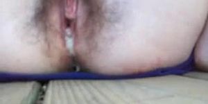 Hairy Teen masturbate