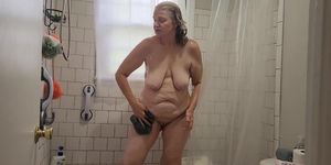 lady in shower