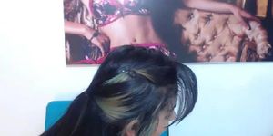 Hottest Latin girl strip webcam