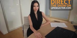 Sasha Rose puts the moves for POV office entertainment