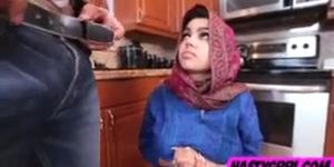Hijab wearing muslim teen Ada creampied by her new master (Ada Sanchez)
