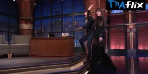 Dakota Johnson Underwear Scene  in Late Night With Seth Meyers