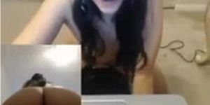 Cute Cam Girl Rides On Her Sybian