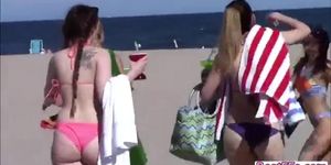 Sexy hot Ladies gets fucked rough on Spring Break