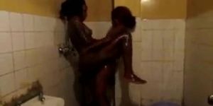 Nasty Amateur Whores Having Great Sex Under The Shower