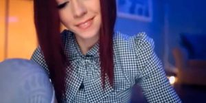 sweet webcam redhead