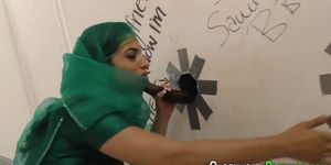 Muslim girl rides bbc