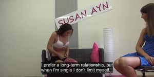 Agent Susan masturbates with her new model