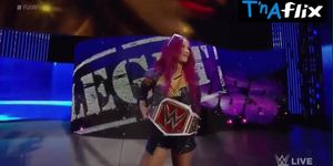 Sasha Banks Breasts,  Thong Scene  in Wwe Monday Night Raw