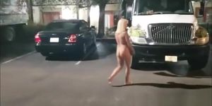 Full Nude Stripping in Public