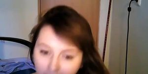 Bulgarian bitch masturbating on webcam