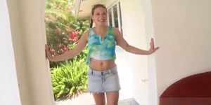 18 years old Callie Calypso gets fucked