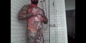 Tattooed Muscle Dad Shower- 1