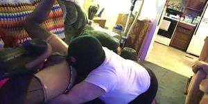 Dom older not daddy eats Claudias ass and face fucks her