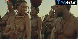 Nomzamo Mbatha Breasts Scene  in Shaka Ilembe