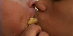 Chewing Food Kissing(Brazilian)