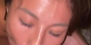 Asian Girl Fucks Her Date And Squirts On Him