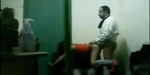 Pastor fucks two girls in his office