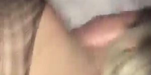 She let him screw her ass and get cummed on