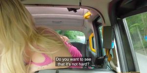 Fake Taxi Beautiful blonde babe enjoys riding on a big dick in a taxi