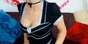 Cute Skinny Russian Girl Masturbating