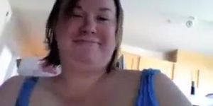 Fat Teacher Shows Off Her Big Boobs