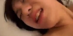 Japanese teen fingered and fucked rough