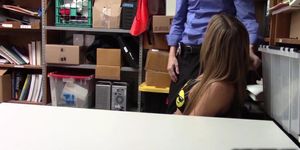 LP Officer grabbing boobs while banging Blair Williams