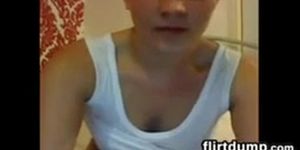 Webcam Cutie Gets Naked