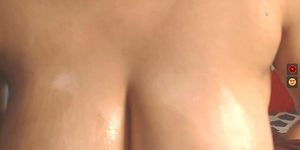Oh mona full oil boob massage | cam girl | ohmona